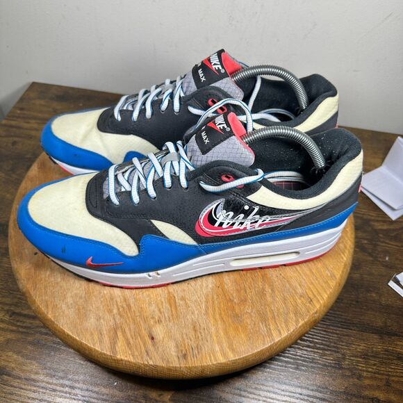 Nike Air Max 1 Time Capsule White Blue Men\'s Size 12 Shoes CT1623-001 main image 2